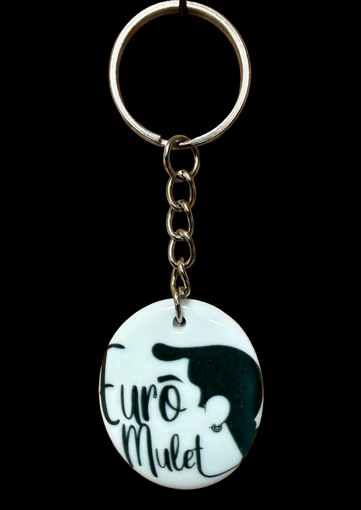 Porte clé Euromulet / Mérigous Porcelaine de Limoges