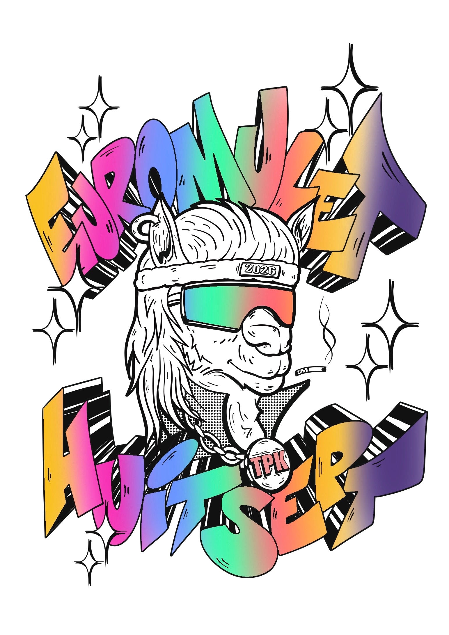 T-shirt collab EUROMULET / HUITSEPT brodé